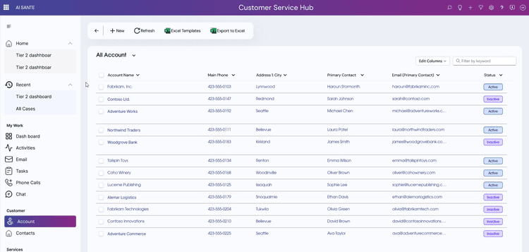 AI-Based CRM Application