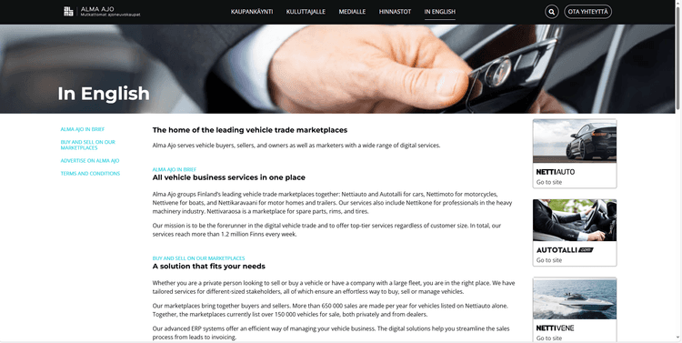 Finland Auto Trading Revamp