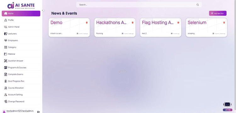 Learning Management System